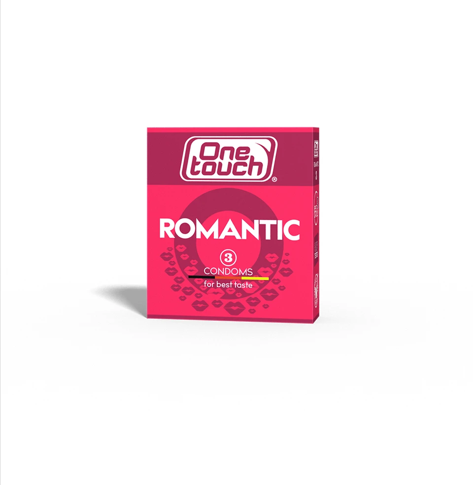 ONE TOUCH Romantic prezervatyvai 3 vnt.