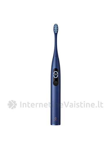 OCLEAN elektrinis dantų šepetėlis X PRO, mėlynas, išmanusis N1, Vnt | internetinevaistine.lt