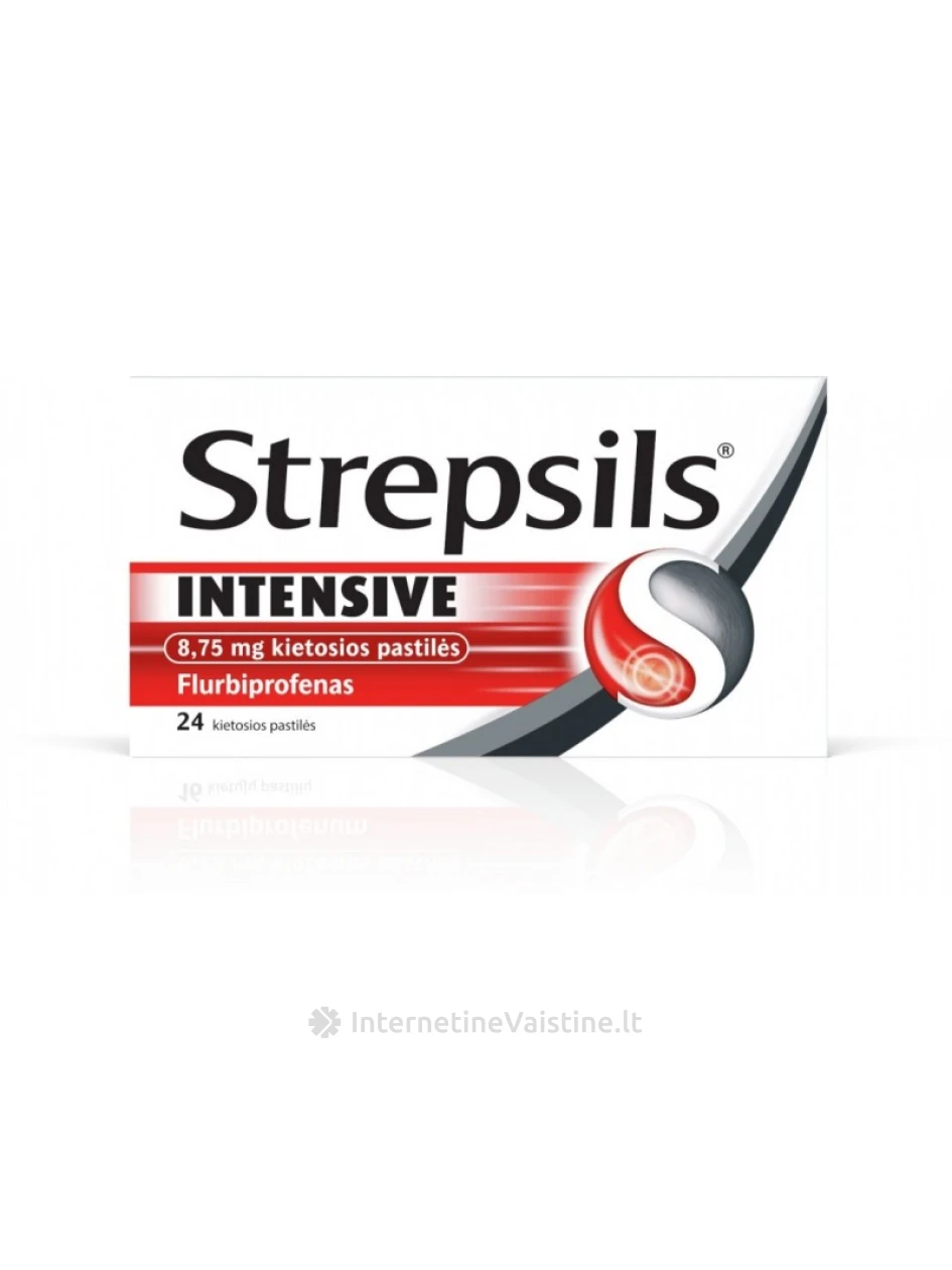 STREPSILS INTENSIVE 8.75MG KIET. PAST. N24 | internetinevaistine.lt
