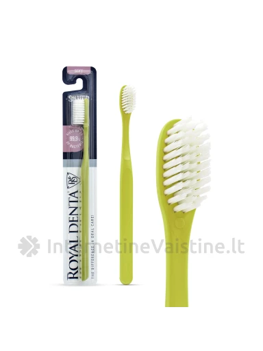 ROYAL DENTA dantų šepetėlis Silver Medium, 1 vnt. | internetinevaistine.lt