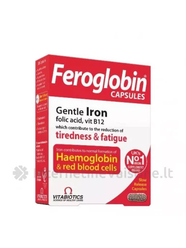 FEROGLOBIN B12 KAPS. N30, N30 | internetinevaistine.lt