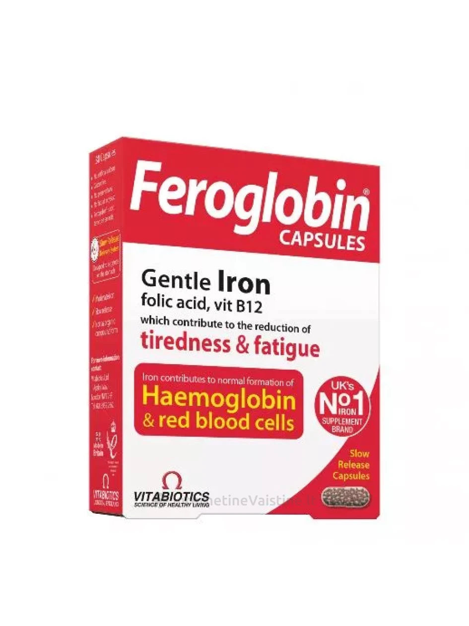 FEROGLOBIN B12 KAPS. N30, N30 | internetinevaistine.lt