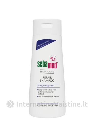 SEBAMED regeneruojamasis plaukų šampūnas, 200 ml | internetinevaistine.lt