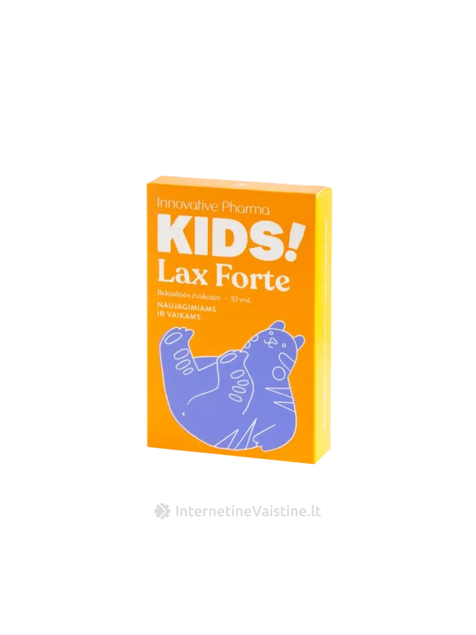 LAXFORTE Baby rektal. žvak. N10, 10 vnt. | internetinevaistine.lt