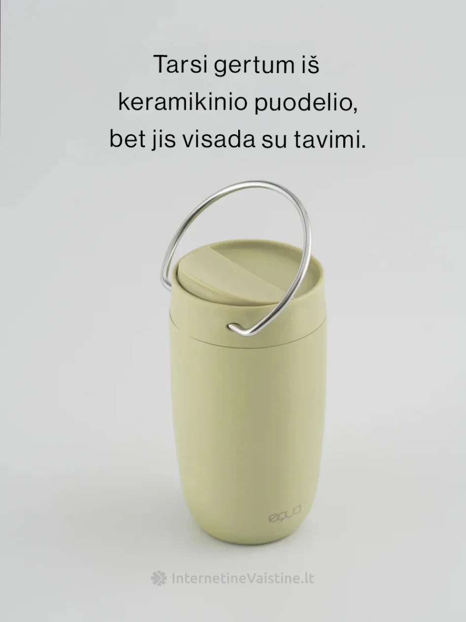 EQUA Termo puodelis Matcha, 300 ml | internetinevaistine.lt