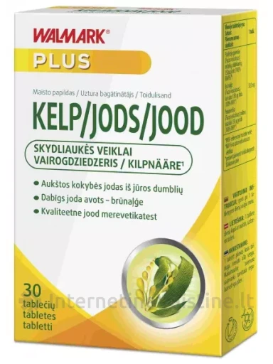 WALMARK KELP 150mcg tab. N30 | internetinevaistine.lt