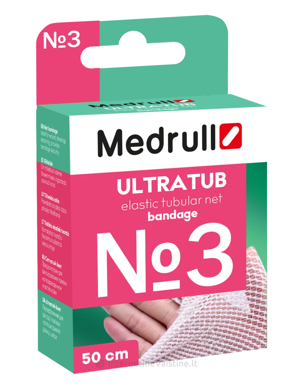 Elastinis tinklinis tvarstis "Ultratube" Nr.3 | internetinevaistine.lt