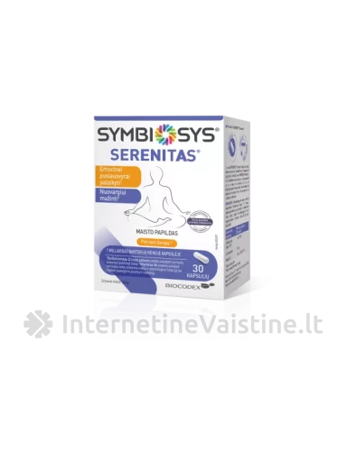 SYMBIOSYS maisto papildas SERENITAS, 30 kapsilių | internetinevaistine.lt