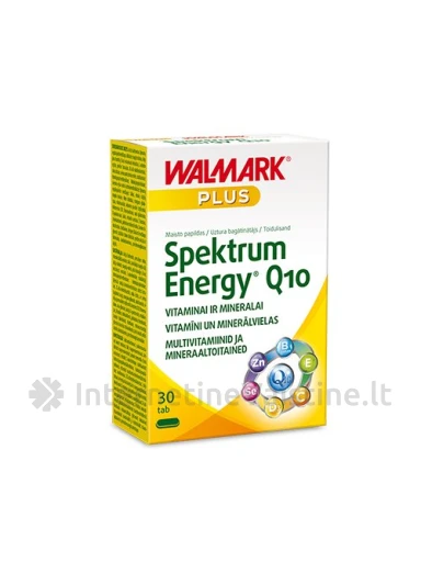 ENERGY Spektrum Q10 tab. N30, 30 vnt. | internetinevaistine.lt