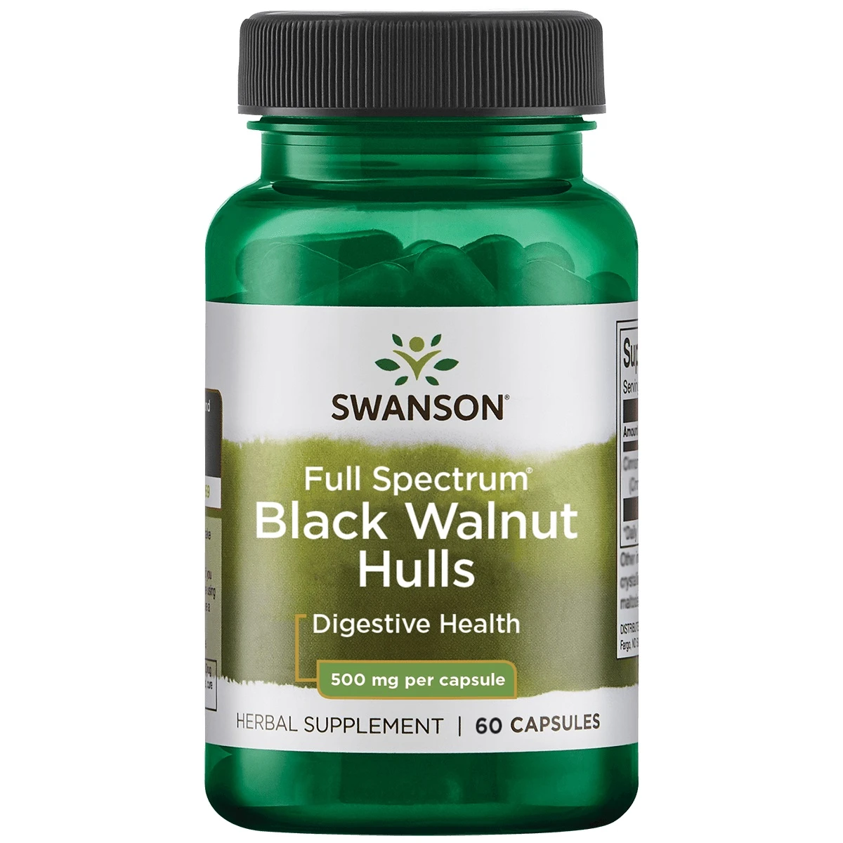 SWANSON, Black Walnut (Juodasis Riešutmedis) kaps., N60
