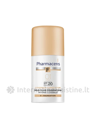 PHARMACERIS F,SPF20(Nr.1) 30ml intens.dengianti mask.pudra, N1 | internetinevaistine.lt