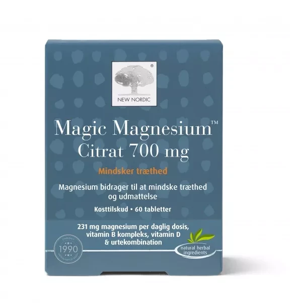 NEW NORDIC Magic Magnesium Citrat 700mg tab. N60