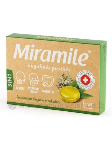 MIRAMILE isl. kerpena ir eukalipto sk. kiet. past. N12 | internetinevaistine.lt
