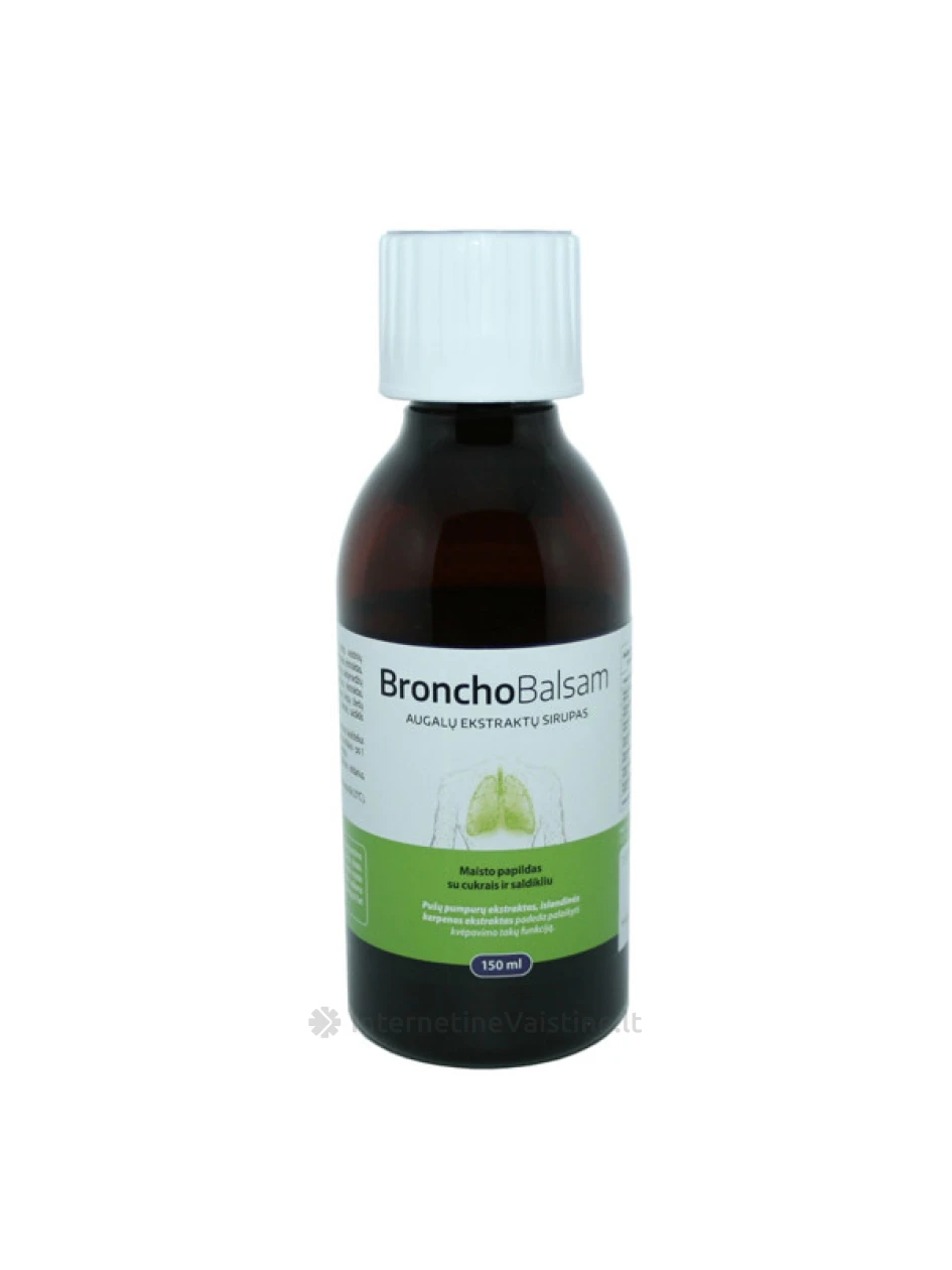 BRONCHOBALSAM sirupas, 150 ml | internetinevaistine.lt