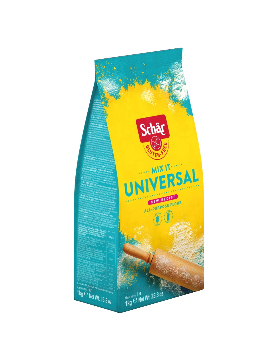 Schär MIX IT! NEW RECIPE - universalus miltų mišinys be glitimo, 1kg | internetinevaistine.lt