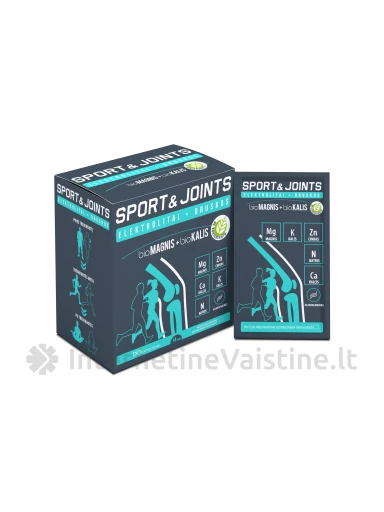 SPORT&JOINTS bioMagnis+ bioKalis, 14 pakelių | internetinevaistine.lt