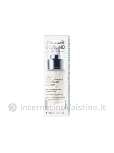 ANNEMARIE BORLIND Anti-Pollution & Moisture serumas dehidr. odai, 30 ml, Vnt | internetinevaistine.lt