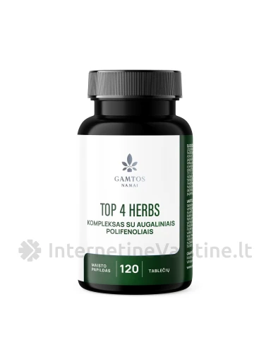 TOP 4 HERBS tab. N120 | internetinevaistine.lt