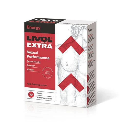 LIVOL maisto papildas EXTRA SEXUAL PERFORMANCE, 30 tab.