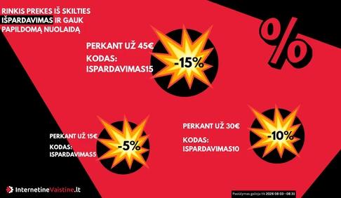 IŠPARDAVIMAS 26/08