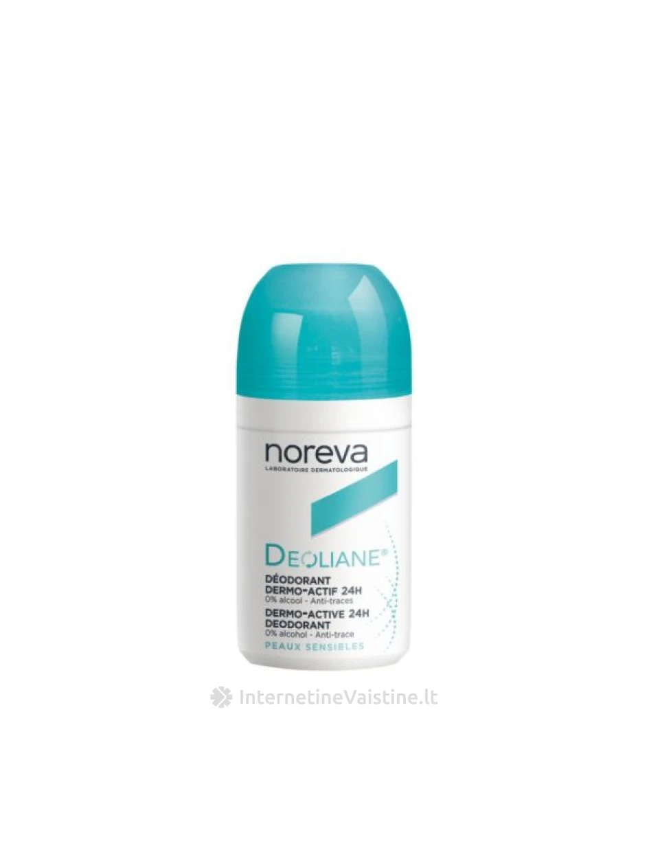 NOREVA DEOLIANE 24 val. veikiantis rutulinis dezodorantas, 50 ml, Vnt | internetinevaistine.lt