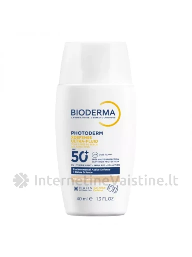 BIODERMA veido fluidas su spalva PHT XDEFENSE ULTRA, SPF50+, 40 ml | internetinevaistine.lt