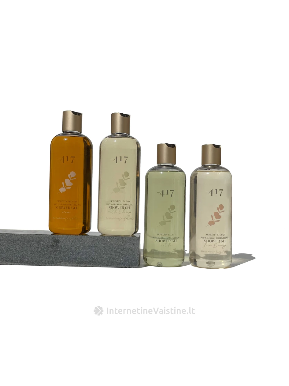 MINUS 417 Serenity Lengend Soft & Fresh Moisturing - MINKŠTAS IR ŠVIEŽIAS DRĖKINAMASIS DUŠO ŽELĖ - KIWI & MANGO 350 ml, Vnt | internetinevaistine.lt