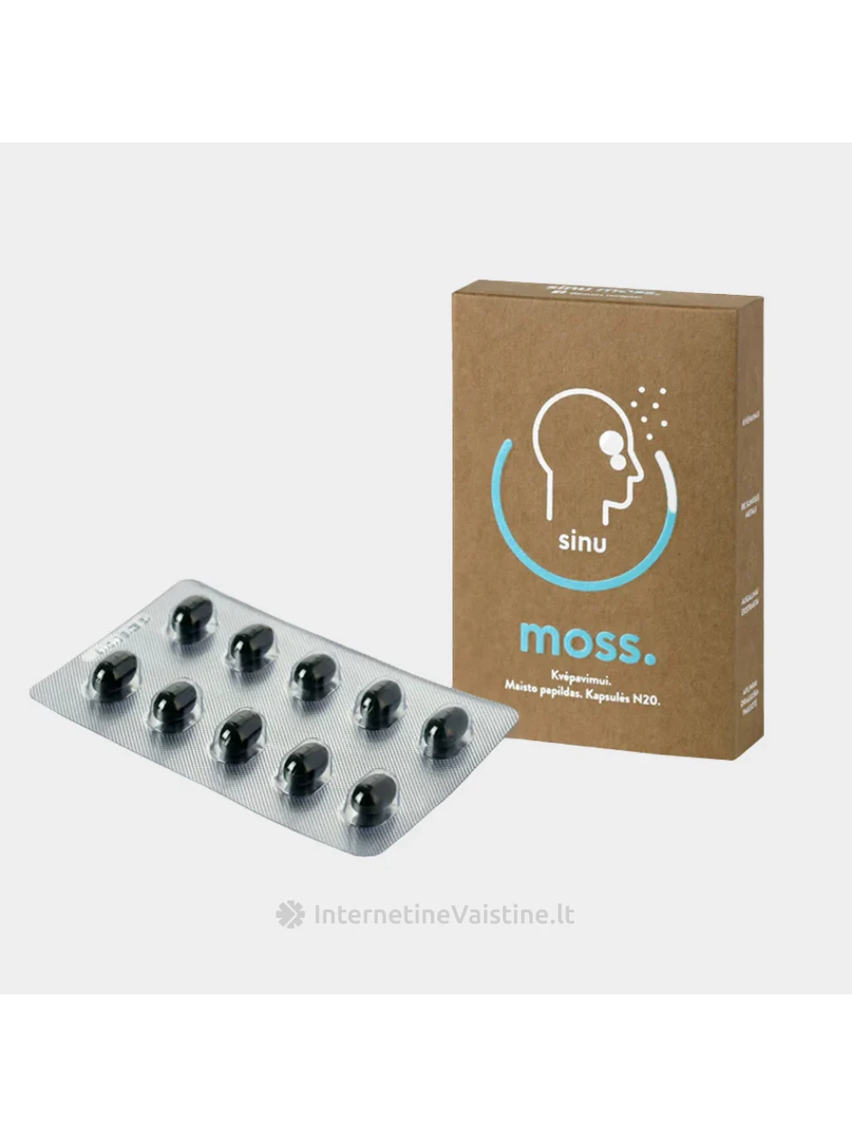 SINUMOSS 350MG kapsulės, 20 vnt. | internetinevaistine.lt