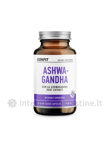 ICONFIT Ashwaganda kaps. N90, 90 vnt. | internetinevaistine.lt