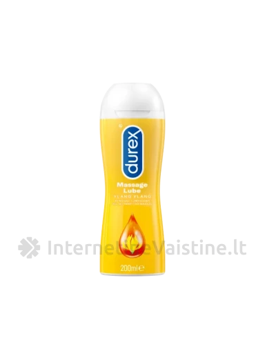 DUREX intymaus komforto ir masažo gelis Ylang Ylang, 200 ml | internetinevaistine.lt