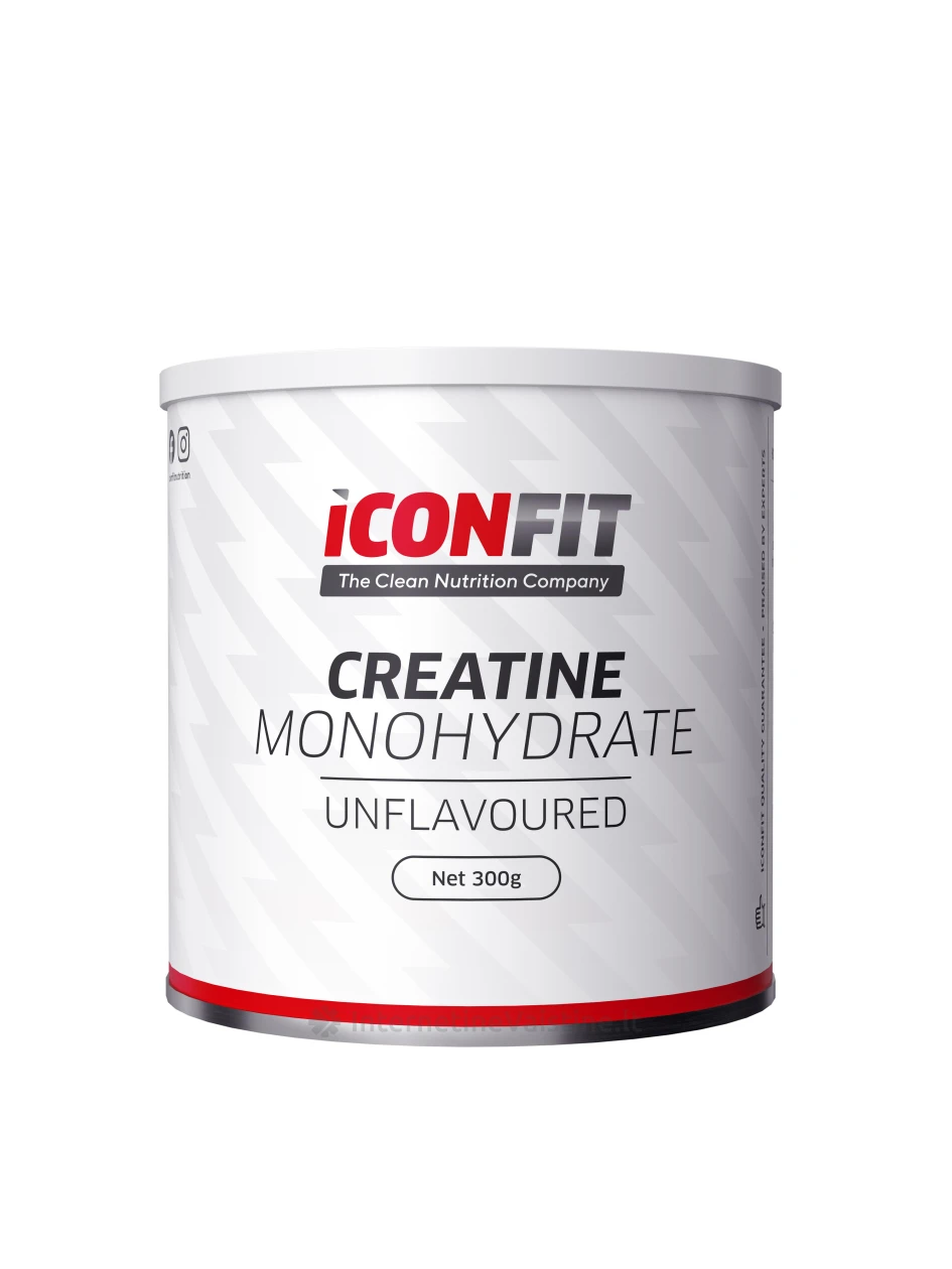 ICONFIT Micronised Creatine Monohydrate milt., 300 g, Vnt | internetinevaistine.lt