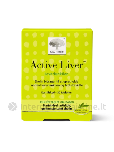 NEW NORDIC ACTIVE LIVER tab. N30 | internetinevaistine.lt