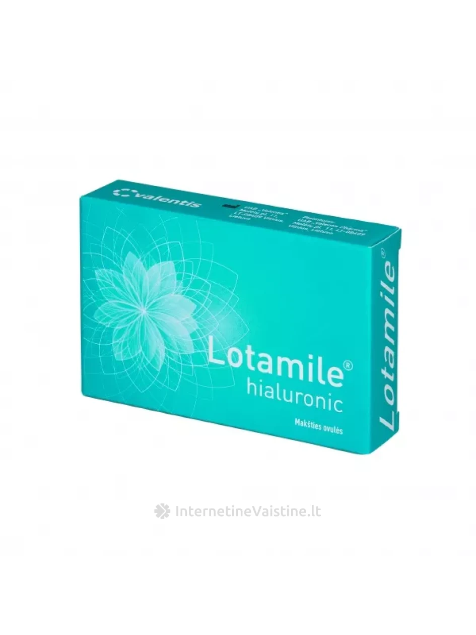 LOTAMILE Hialuronic, 5 makšties ovulės | internetinevaistine.lt