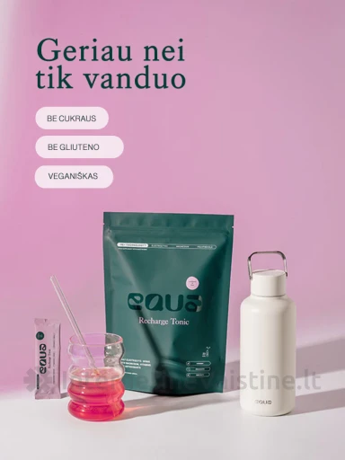 Elektrolitų gėrimas EQUA Spanguolių ir žaliųjų citrinų skonio, 20 paketėlių | internetinevaistine.lt