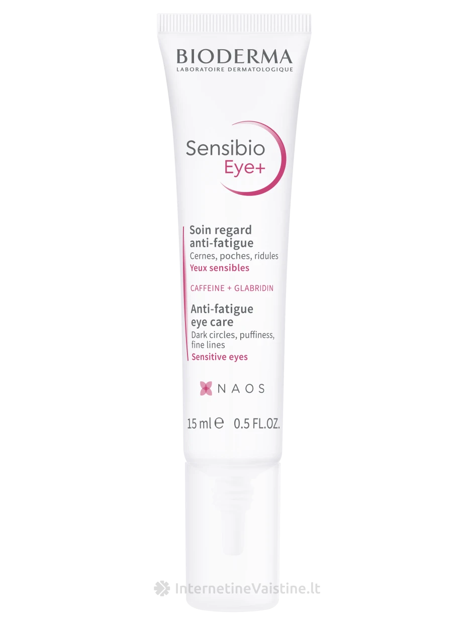 BIODERMA gelis jautriai ir pavargusiai odai aplink akis SENSIBIO EYE+, 15 ml | internetinevaistine.lt