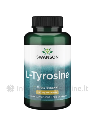 SWANSON, L-Tirozinas, 100 kapsulių, N1 | internetinevaistine.lt