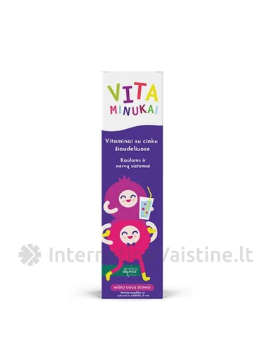 Acorus Balance VITAMINUKAI vitaminai su cinku, miško uogų sk., 6g N7, 7 vnt. | internetinevaistine.lt