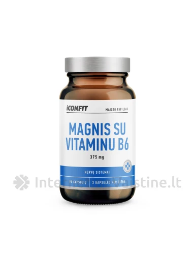 ICONFIT Magnis su Vitaminu B6 375mg kaps. N90, 90 vnt. | internetinevaistine.lt