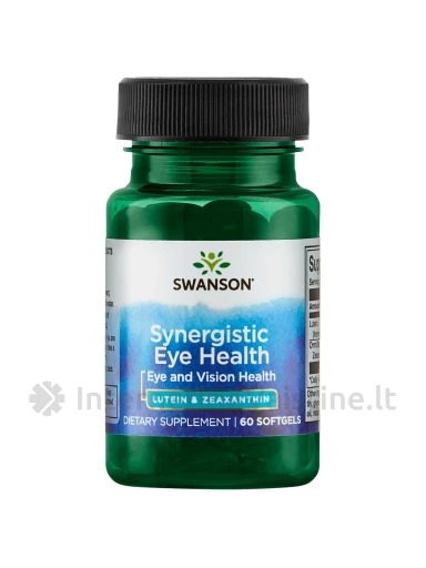 SWANSON, Liuteinas 20MG & Zeaksantinas 2MG, 60 minkštų kapsulių, N1 | internetinevaistine.lt