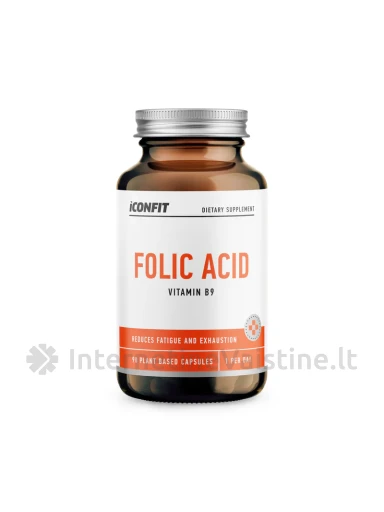 ICONFIT Folic Acid 400mcg tab. N90, 90 vnt. | internetinevaistine.lt