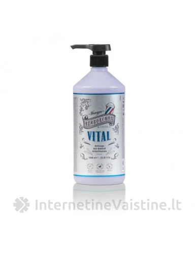 Beardburys Vital - Plaukų šampūnas nuo pleiskanų 1000ml, N1 | internetinevaistine.lt