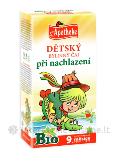 APOTHEKE BIO "Šaltuko" žolelių arbata vaikams nuo 9 mėn 1, 5g N20 | internetinevaistine.lt