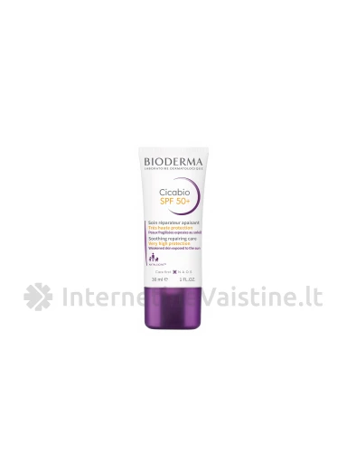CICABIO kremas ramin. atkuriam. SPF50+, 40 ml, N1 | internetinevaistine.lt