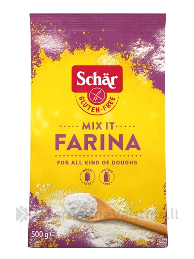 Schär MIX IT FARINA – universalus miltų mišinys be glitimo, 500g | internetinevaistine.lt