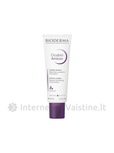 CICABIO Arnica+ kremas mėlynių/sumušimų priež., 40 ml, N1 | internetinevaistine.lt