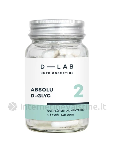 D-LAB Nutricosmetics – Maisto papildas D-Glyc ,,Absolu D-GLYC“, N1 | internetinevaistine.lt