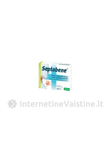 SEPTABENE 3mg+1mg citrinų ir šeivam. sk. kiet. past. N16 | internetinevaistine.lt