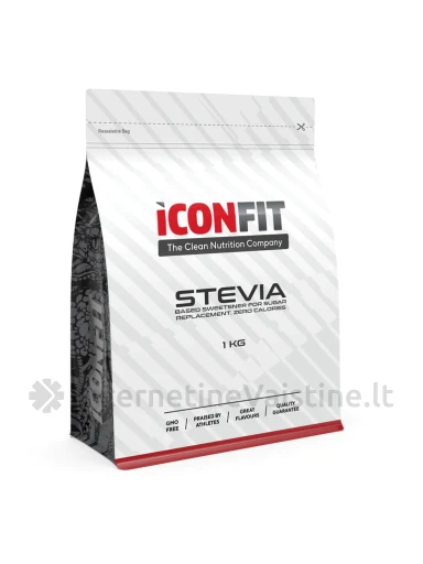 ICONFIT Stevia Sweetener (Erythritol+Stevia)i milt., 300 g, Vnt | internetinevaistine.lt