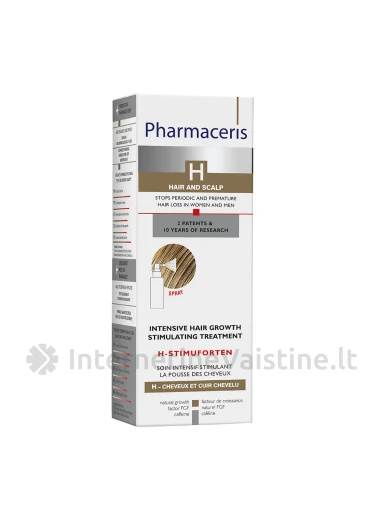 PHARMACERIS H,STIMUFORTEN 125ml plaukų augimą skatinanti priemonė, N1 | internetinevaistine.lt