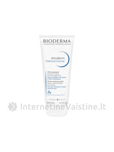 ATODERM INTENSIVE BAUME kremas emolientas s/atop. odai, 200 ml, N1 | internetinevaistine.lt